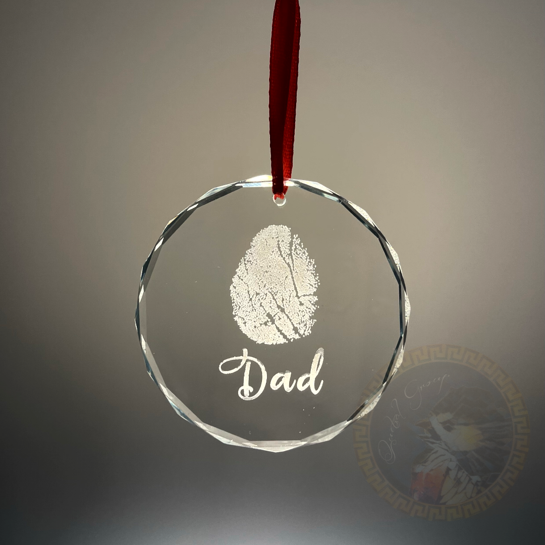 Loss of Parent Gift ornament, Death of relative, Condolences, Mourning, Grieving, Passing, Sympathy Gift, Multiple engraving Styles