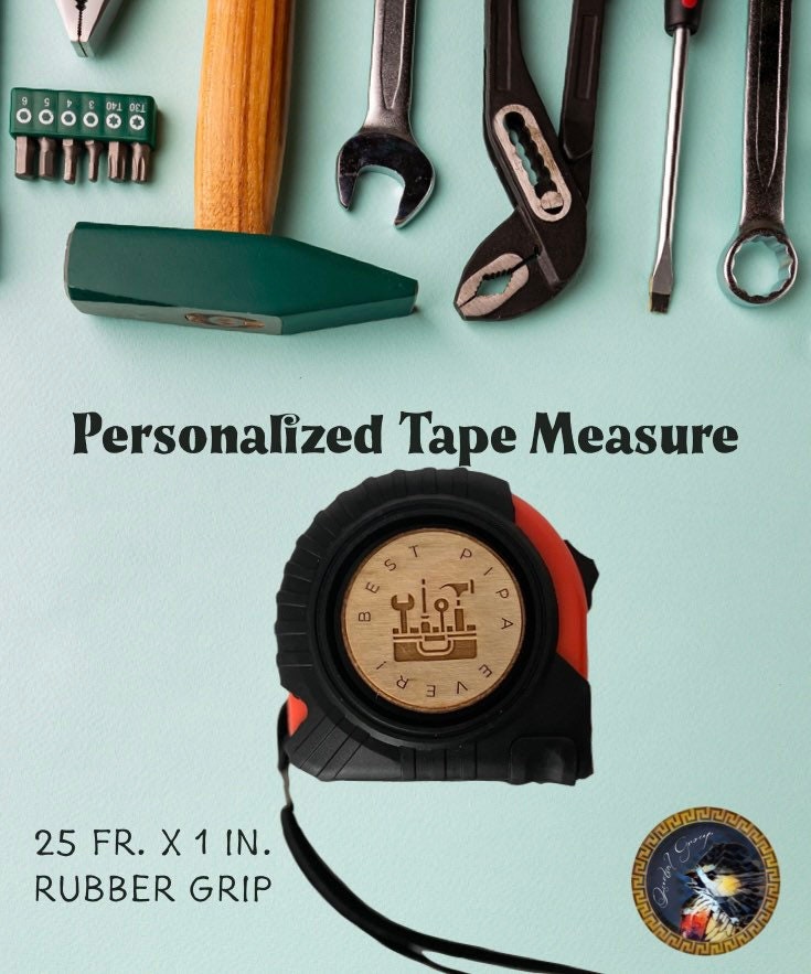 Gift for Him, Tape Measure Personalized, Gifts for Dad, Custom Engraved Tape Measure Ruler, Gifts for Husband, anniversary gift for him