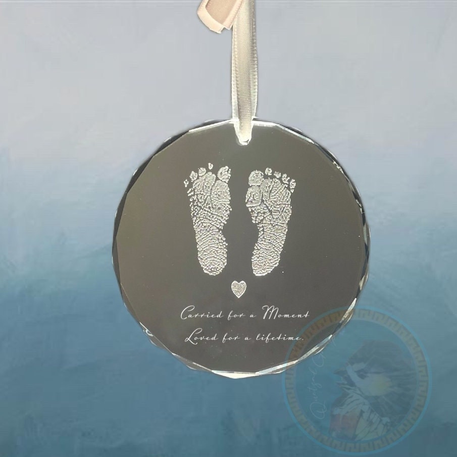 Baby Memorial, Sympathy Gift,Carried for a Moment, grief Parent Gift ornament, Condolences, Grieving, Passing, Infant Loss